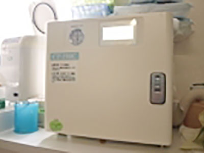 エチレンオキサイドガス滅菌器の写真